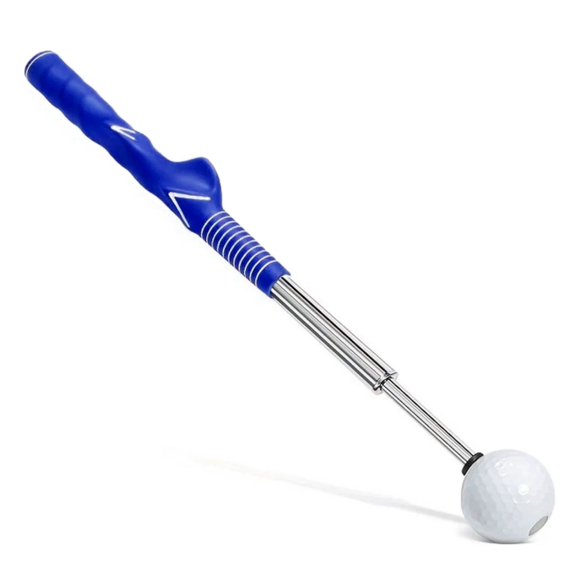 Retractable Golf Swing Training Aid Portable Grip with Click Feedback for Golf Practice & Training