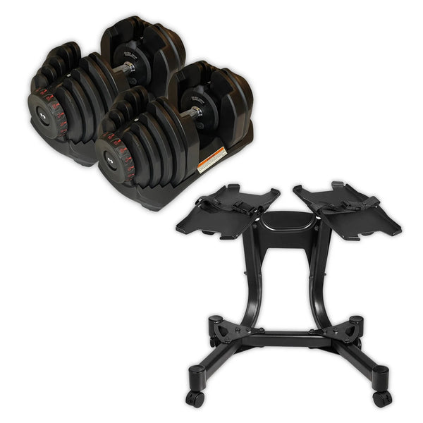 MOTV8 1090 Adjustable Dumbbell Set (10–90 lbs)
