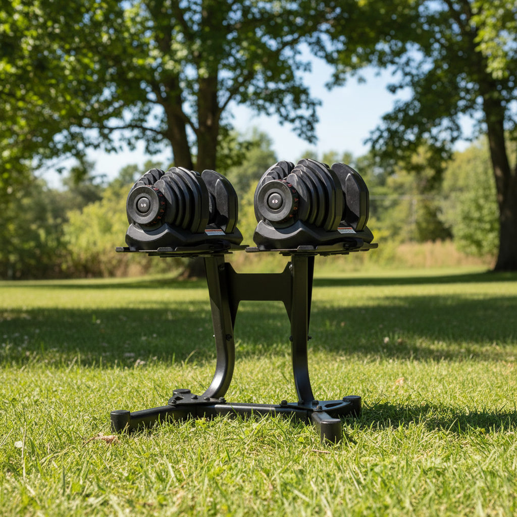 1090 Adjustable Dumbbell Set — product view 3