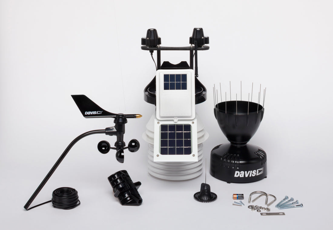 Wireless Vantage Pro2™ Plus Sensor Suite Weather Station with 24-Hr Fan-Aspirated Radiation Shield - SKU 6328, 6328M
