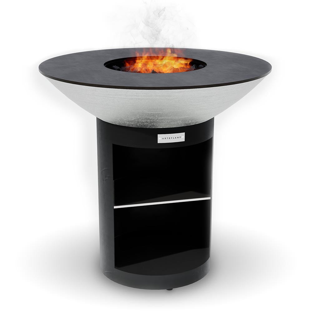 Arteflame 40" Stainless Steel Grill & Griddle — Storage Base