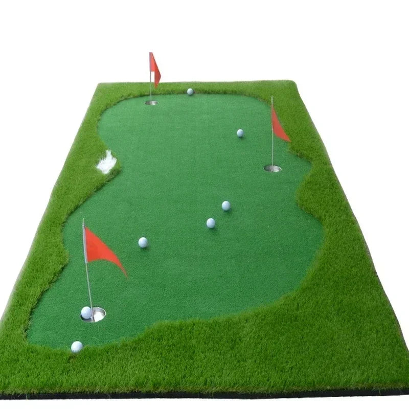 New pgm Indoor Golf Putting Green 100x300cm Indoor Training Putter Mat Practice Putting Green For Home Use