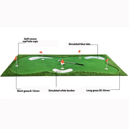 Indoor & Outdoor Golf Green Putting Practice Home Office Putting Simulation Simulation Course Practice Grass Carpet
