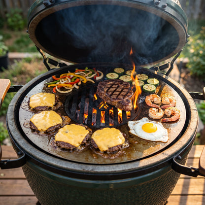 Arteflame Griddle Insert for Big Green Egg® — Grill & Griddle Kit