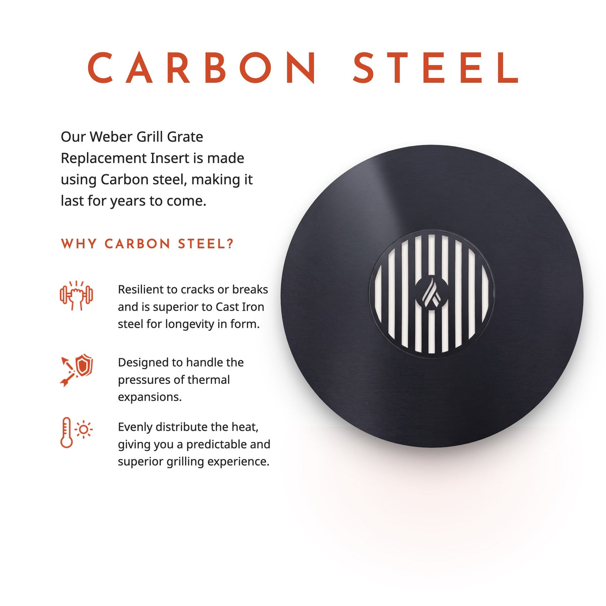 Arteflame Griddle Insert for Weber® Kettle — Grill & Griddle Kit