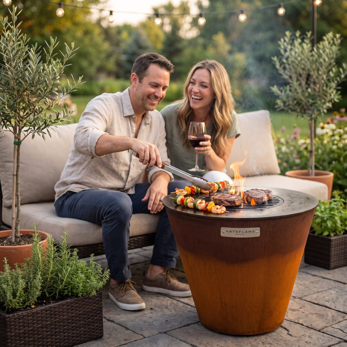Arteflame ONE20 — 20" Flat-Top Charcoal Grill