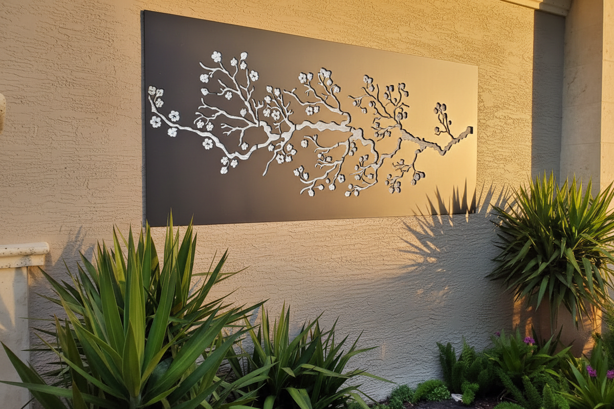 Laser-Cut Cherry Blossom Panel - FREE SHIPPING