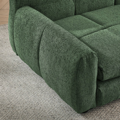 Soft and Comfortable Pet Bed for Big and Oversized Dogs with Armrests - Olive Green