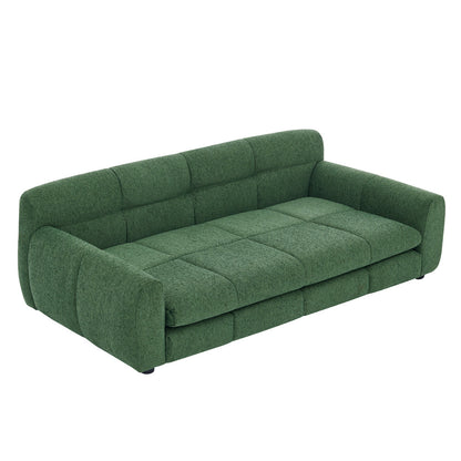 Soft and Comfortable Pet Bed for Big and Oversized Dogs with Armrests - Olive Green