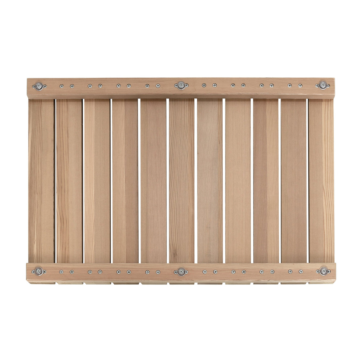 Cedar Wood Shower Mat - Non-Slip Slatted Bath Mat