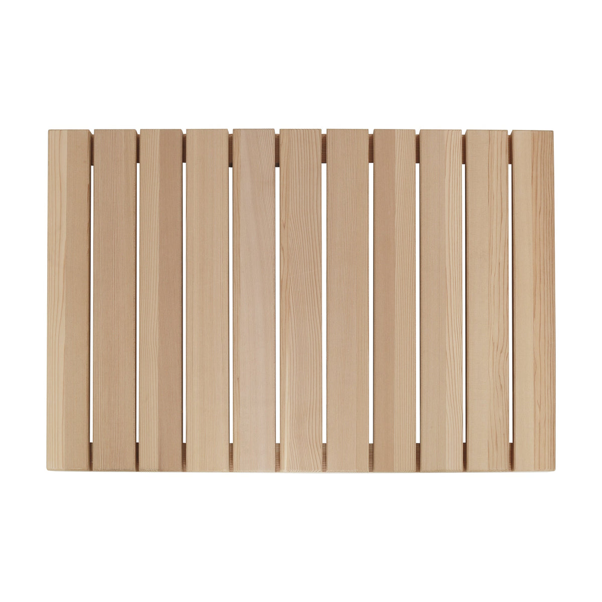 Cedar Wood Shower Mat - Non-Slip Slatted Bath Mat