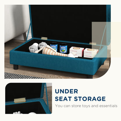 Elevated Pet Sofa Bed with Storage - Small & Medium Dogs