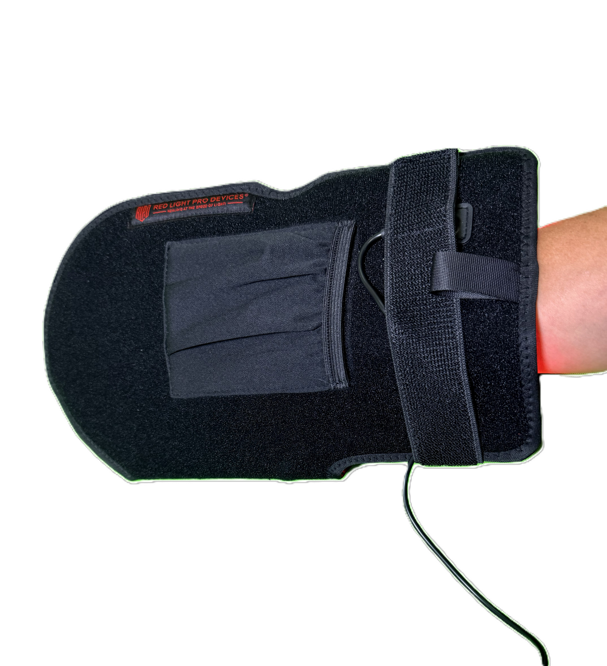 Red Light Pro Devices Red Light Therapy Hand & Wrist Glove  13.5" x 7.5"| 1080 High-Power LEDs + 12V Car Adapter