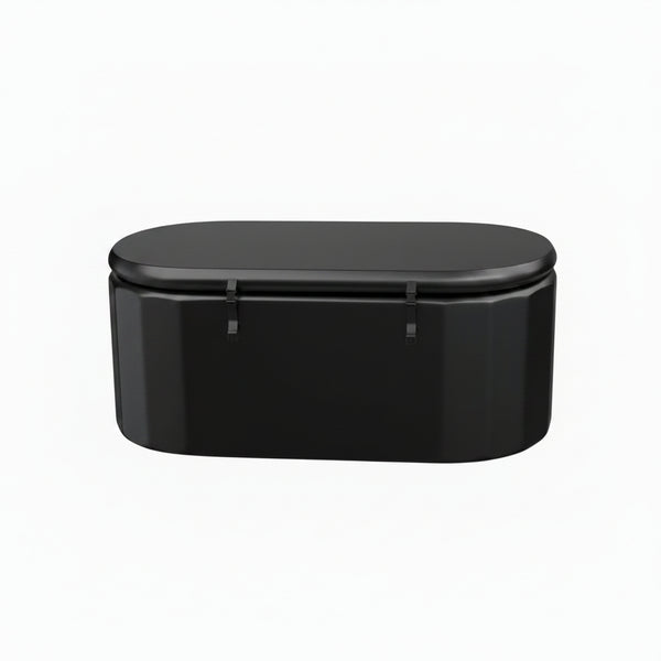 Inflatable Cold Plunge Tub - XL, Black - 150 Gallon Ice Bath - Chiller Compatible – Inflatable