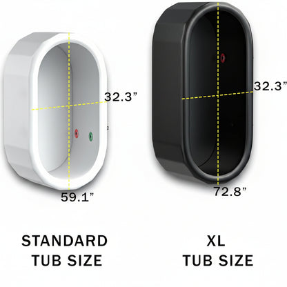 Inflatable Cold Plunge Tub - XL, Black - 150 Gallon Ice Bath - Chiller Compatible – Inflatable — product view 2