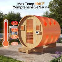 Outdoor Traditional Barrel Sauna — product view 10