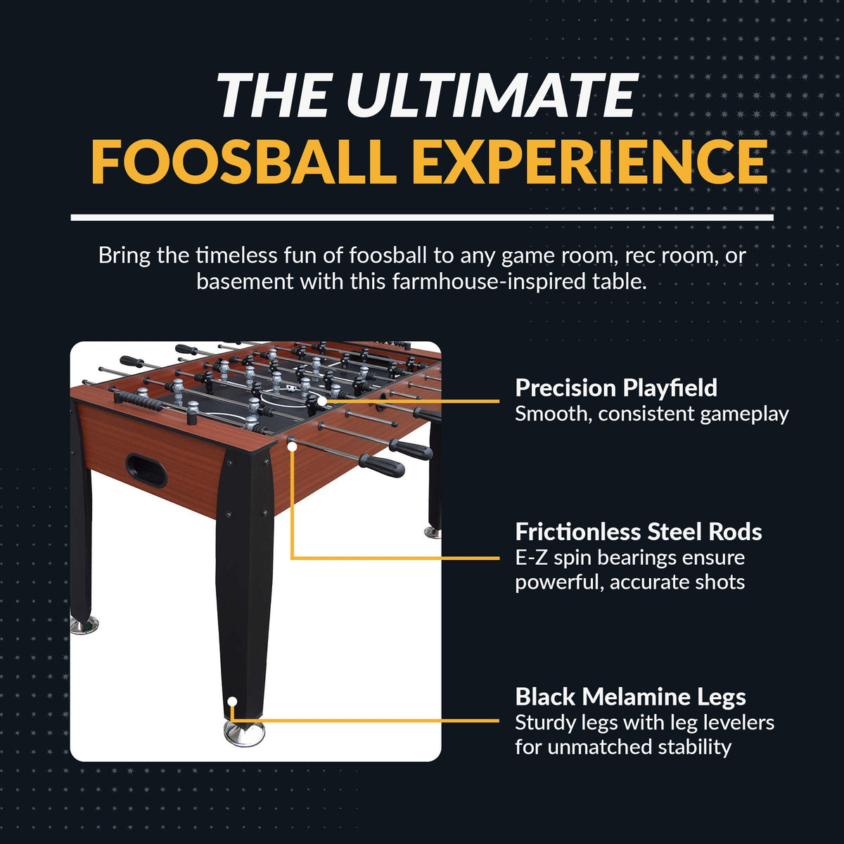 Hathaway Dynasty 54-in Foosball Table