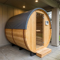 Outdoor Traditional Barrel Sauna — Studio Shot