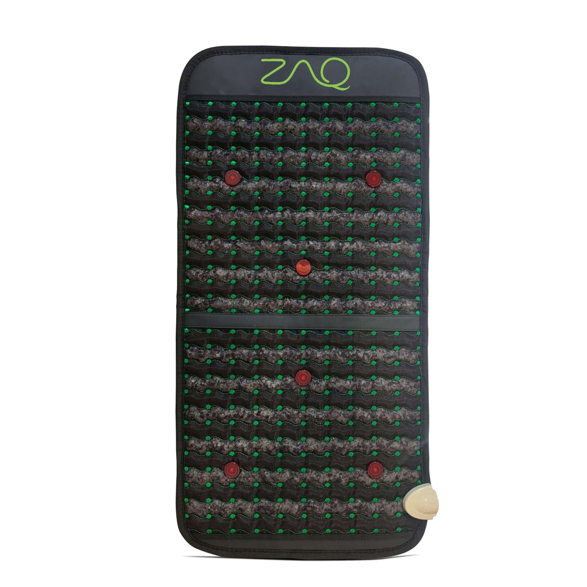 Infrared PEMF Travel Mat standing vertically against a white background, with its surface facing forward.